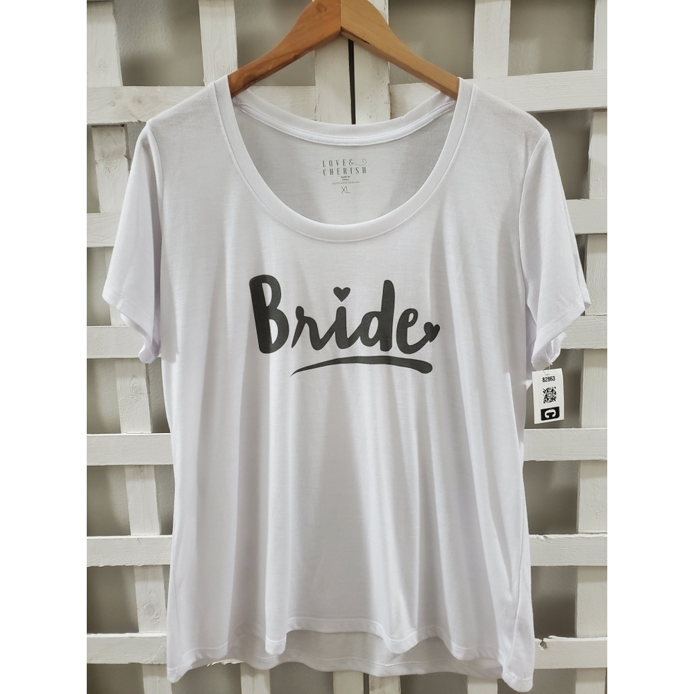 "Bride" Tee, Size XL,  Bridal Shower/Bachelorette